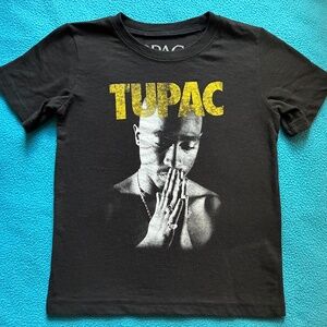 Toddler Tupac Solid Short Sleeve T-Shirt